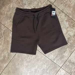 Brown Alphalete ELMTS fudge brown NWT shorts
